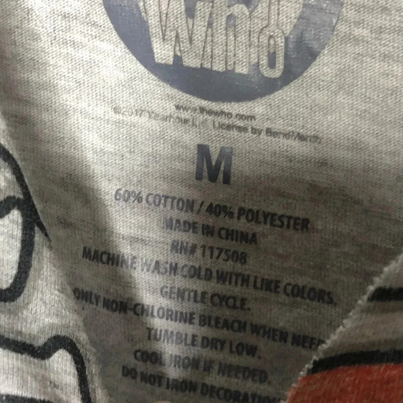 THE WHO New York Modern Graphic Concert Choker Rock & Roll T Shirt - Picture 5 of 6